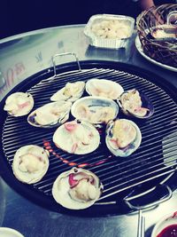 Close-up of served food