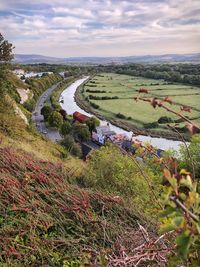 River ouse and countryside in lewes, east sussex