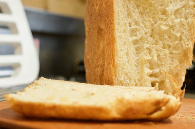 Close-up of food on table