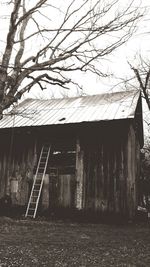 Built structure with trees in background