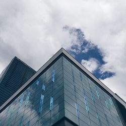 Low angle view of building against sky