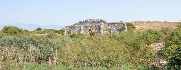 Old ruins against clear sky