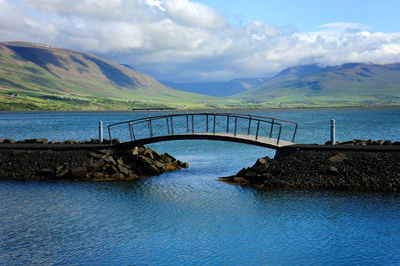 A scenic view just outside akureyri, iceland