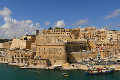 Fort lascaris. valletta harbor, malta