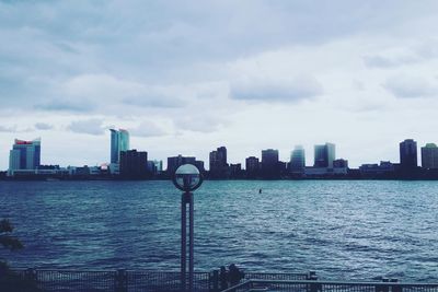 River with cityscape in background