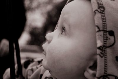 Close-up of young woman