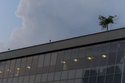 Low angle view of building against sky