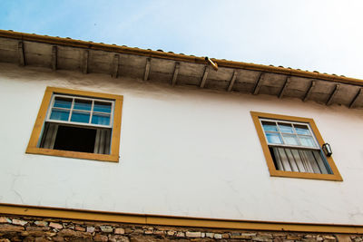 Low angle view of building against sky