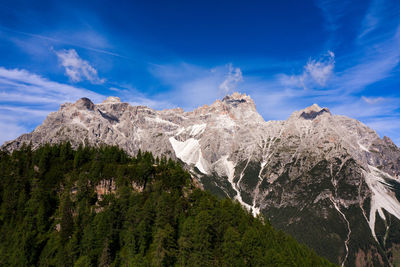 Scenic view of mountains