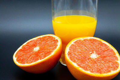 Close-up of orange juice