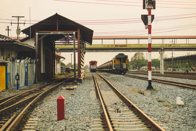 Railroad station platform