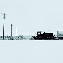 View of snow covered landscape