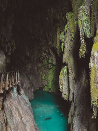 Rocks in river