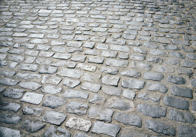 Full frame shot of cobblestone street