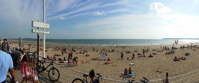 People on beach