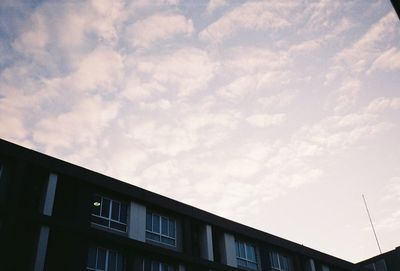 Low angle view of building against sky