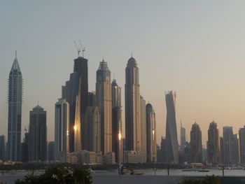 Modern city skyline