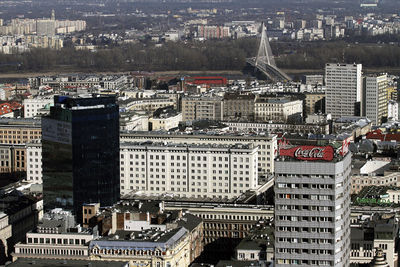 Aerial view of city