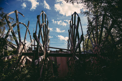 Plants against sky