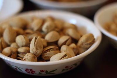 Close-up of noodles in bowl