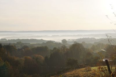 Scenic view of landscape against sky