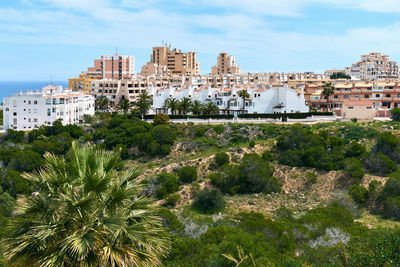 View of cityscape against sky