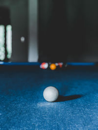 Close-up of ball on table