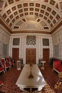 Interior of building