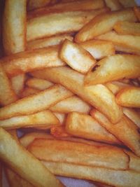 Full frame shot of fries