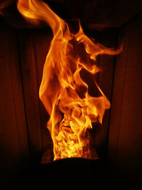 Close-up of fire