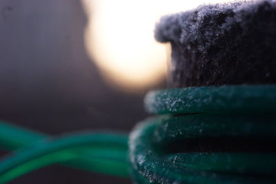 Close-up of a blurred man