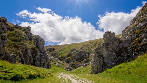 Panoramic view of landscape against sky