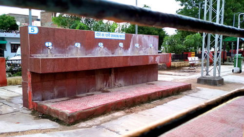 View of abandoned building