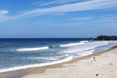 Scenic view of beach