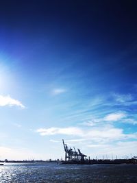 Scenic view of calm sea against sky
