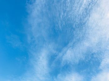 Low angle view of clouds in sky