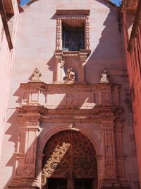 Low angle view of historical building