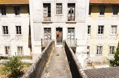 Walkway leading towards old building