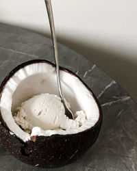 Close-up of ice cream