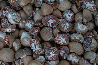 Full frame shot of fruits for sale in market