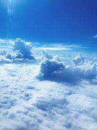 Low angle view of clouds in sky