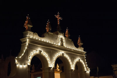 Low angle view of church