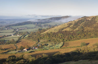 Scenic view of landscape against sky