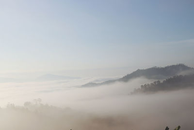 Scenic view of cloudscape against sky