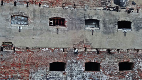 Windows of building