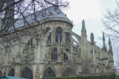 Low angle view of historical building against sky