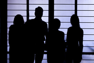 Silhouette of people