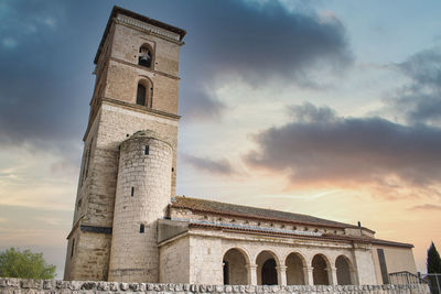 Low angle view of historical building against sky