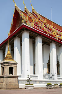 Low angle view of a temple