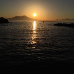 Sunset over sea